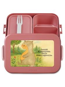 Mr. & Mrs. Panda Коробочка для закусок с изображением живота выдры и надписью пастельно-красного цвета