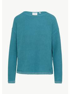 вязаный свитер в цвете 6350_бирюзовый comma