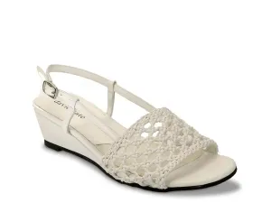 Сандалии Danza Wedge David Tate, White