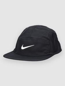 Бейсболка Nike Dri-Fit Fly Unstructured Swoosh Cap, black/anthracite/white