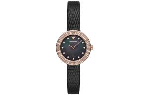 EMPORIO ARMANI Часы Wrist Watch Quartz Movement Leather Watch Bands 30mm Black Dial Women's Watch, Black Dial