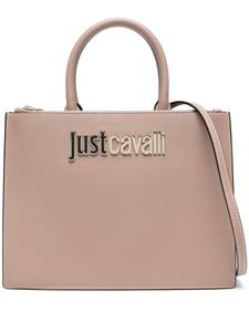 Сумка-тоут с логотипом Just Cavalli, нейтральный цвет