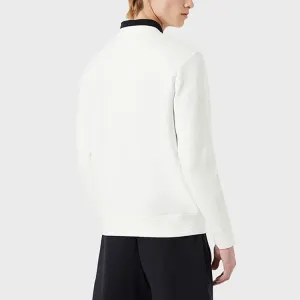 EMPORIO ARMANI Свитшот мужской белый Crew Neck Moderate Regular