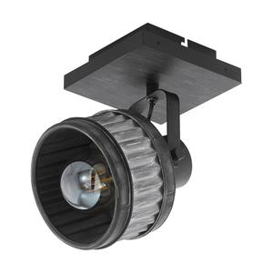 Настенная лампа Eglo, 16x16x30 см, серый/черный