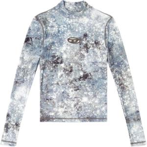 DIESEL Футболка D Series Regular женская Blue/Gray