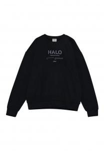 Толстовка HALO GRAPHIC BOXY CREW, Black