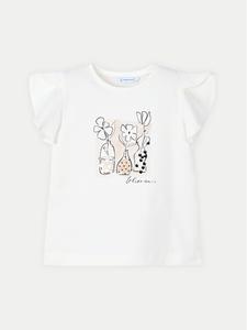 Футболка regular fit 3004 Mayoral, экрю