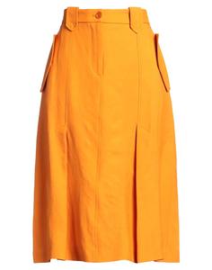 Юбка миди Alberta Ferretti, мандариновый