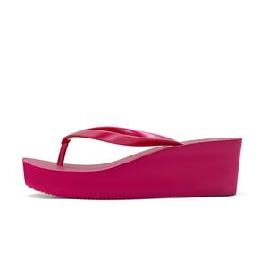 STEVESAM Женские шлепанцы на резиновой подошве - сливово-красные/6 см/мягкие комфортные, цвет Plum Red/6CM/Soft Comfortable