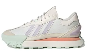 Кроссовки adidas neo Futro Mixr White Aqua Green Purple, фиолетовый