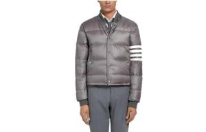 Thom Browne Мужская пуховая куртка FW21, серая