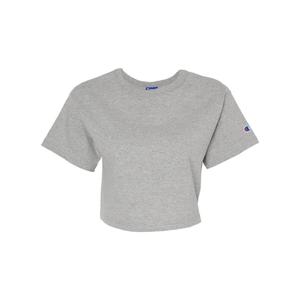 Женская укороченная футболка Champion Heritage Jersey, цвет oxford grey