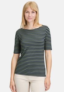 Футболка Betty Barclay RINGEL MIT U-BOOT-AUSSCHNITT, Dark Blue/Green/Dark Blue