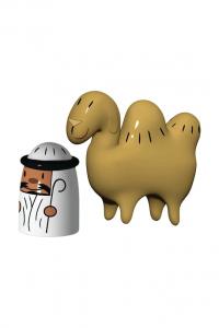 Набор рождественских фигурок Амира и Камела, 5 см, 2 шт. Alessi, мультиколор