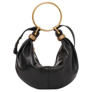 Chloé Сумка через плечо Chloe из телячьей кожи малая женская черная