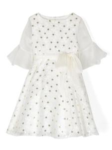 Платье с пайетками La Stupenderia, белый