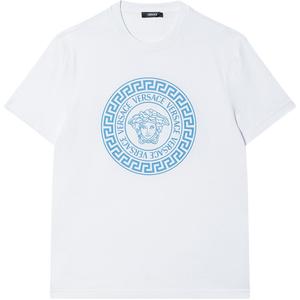 VERSACE Футболка SS25 мужская белая