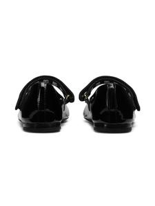 Dolce & Gabbana Kids лакированные мюли с логотипом DG, черный