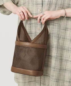 Сумка ORSETTO LUME TULE United Arrows, цвет Md. Brown