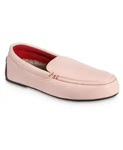 Женские замшевые тапочки Vivienne Moc Isotoner Signature, коричневый/бежевый