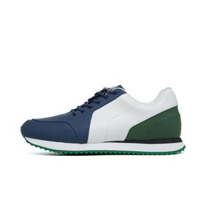 VICKI BROWN Низкие повседневные мужские кроссовки бело-голубые, цвет White Blue