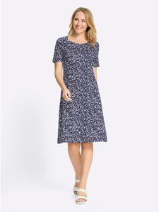 Sieh an! Трикотажное платье с принтом в сине-белых тонах