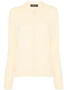 Fabiana Filippi кардиган с перфорированными деталями, желтый