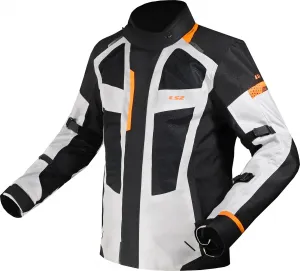 Мужская мотоциклетная куртка LS2 Scout Man Jacket, черная, серая, оранжевая, Black Grey Orange