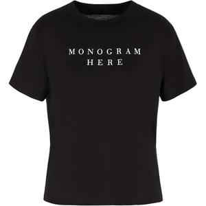 Футболка с принтом ARMANI EXCHANGE, черная