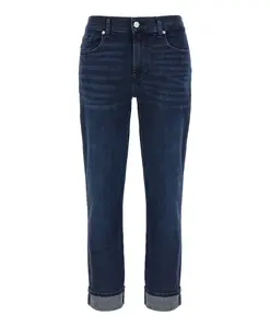 Свободные узкие джинсы 7 For All Mankind, синий