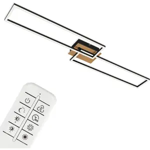 Светильник потолочный Briloner Leuchten 3145014 Frame, черный