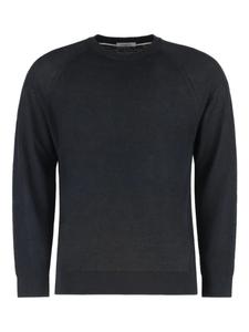 Свитер с круглым вырезом Paolo Pecora, черный