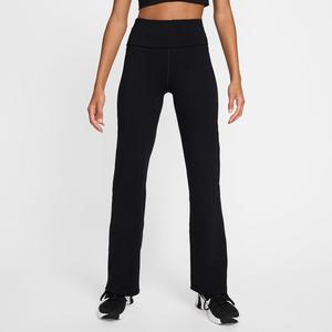 Спортивные брюки с высокой талией и отворотами. Nike, черный