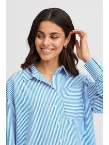 Fransa Рубашка с длинными рукавами FRPOPPA, свободный крой, цвет «Лазурно-синий»