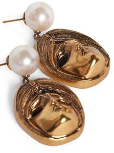 Маски жемчужные серьги ETRO, золотой