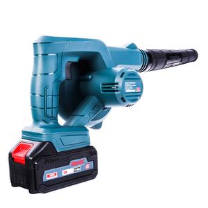 Немецкий фен Ronix 8302, дующий и всасывающий, двойного назначения, 20 В, 3,0 Ач, два аккумулятора и одно зарядное устройство, синий и черный.