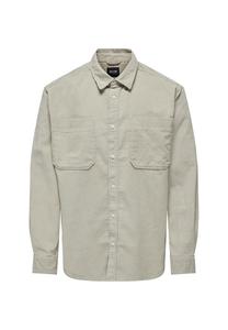 Рубашка альп с длинными рукавами Only & Sons, бежевый