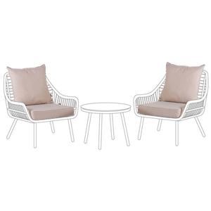 Наволочка Beliani LAURETO, бежевый - текстиль - 56 x 15 x 52 см