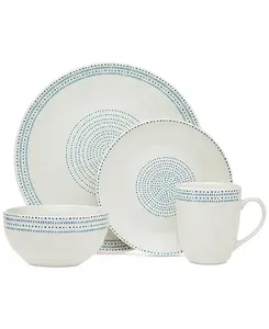 Набор столовых приборов Stacatta из 16 предметов, сервиз на 4 персоны Godinger, white