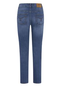 Джинсы с легкой стиркой и стрейчем POLO SYLT, цвет Medium Blue