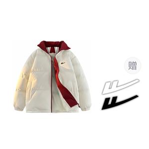 Пуховик Unisex Stand Collar Thickened WARRIOR, экрю