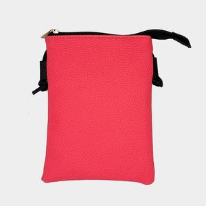 Искусственная кожаная сумка через плечо FASHNZFAB, фуксия