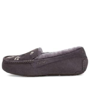 Тапочки ansley blossom 'purple grey' Ugg, серый