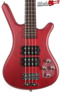 Электрический бас-гитара Warwick Rockbass Corvette Double Buck 4-струнная, бордово-красная
