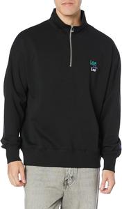 Толстовка Lee Top с вышивкой в виде арфы и застежкой-молнией, черный