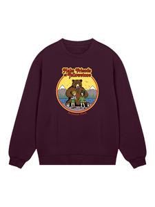 Толстовка F4NT4STIC, бордовый