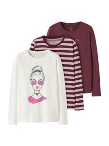 Рубашка NAME IT NKFNiana, Orchid/Cyclamen/White