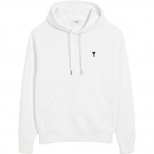 Ami Ami De Coeur Classic Fit Hoodie AMIPARIS, белый