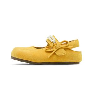 Детские противоскользящие низкие кеды ASK, желтый