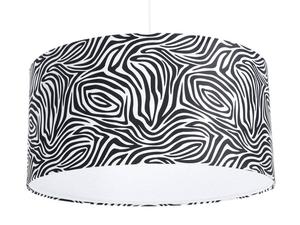Подвесной светильник BPSKoncept Safari, черный - белый - диаметр абажура: 40 см